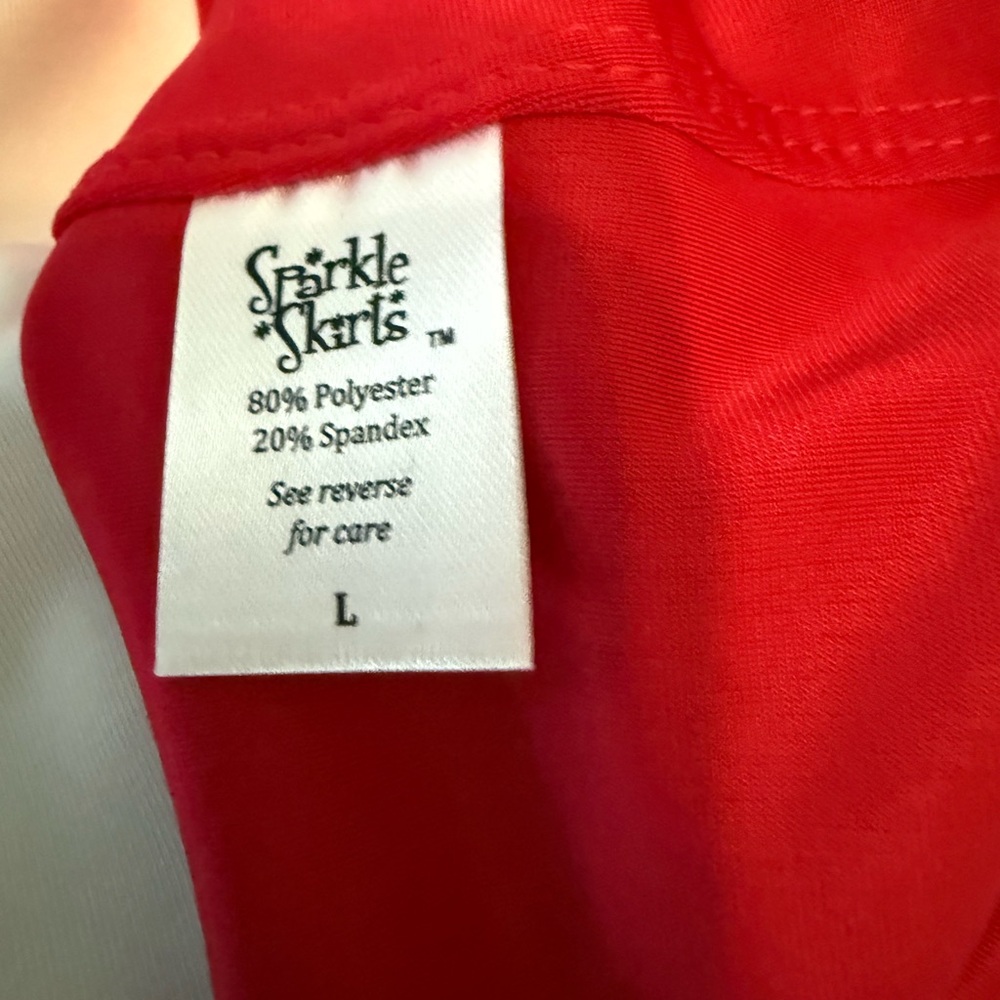 SparkleSkirts “Keep Up” Balloon Print Running Skirt/Compression Shorts Large - Picture 3 of 3